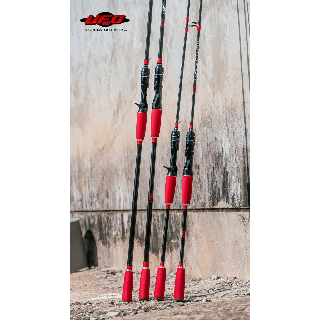 คันสปิ้น และ เบท Red A Lian UFO เวท 10-20 LB