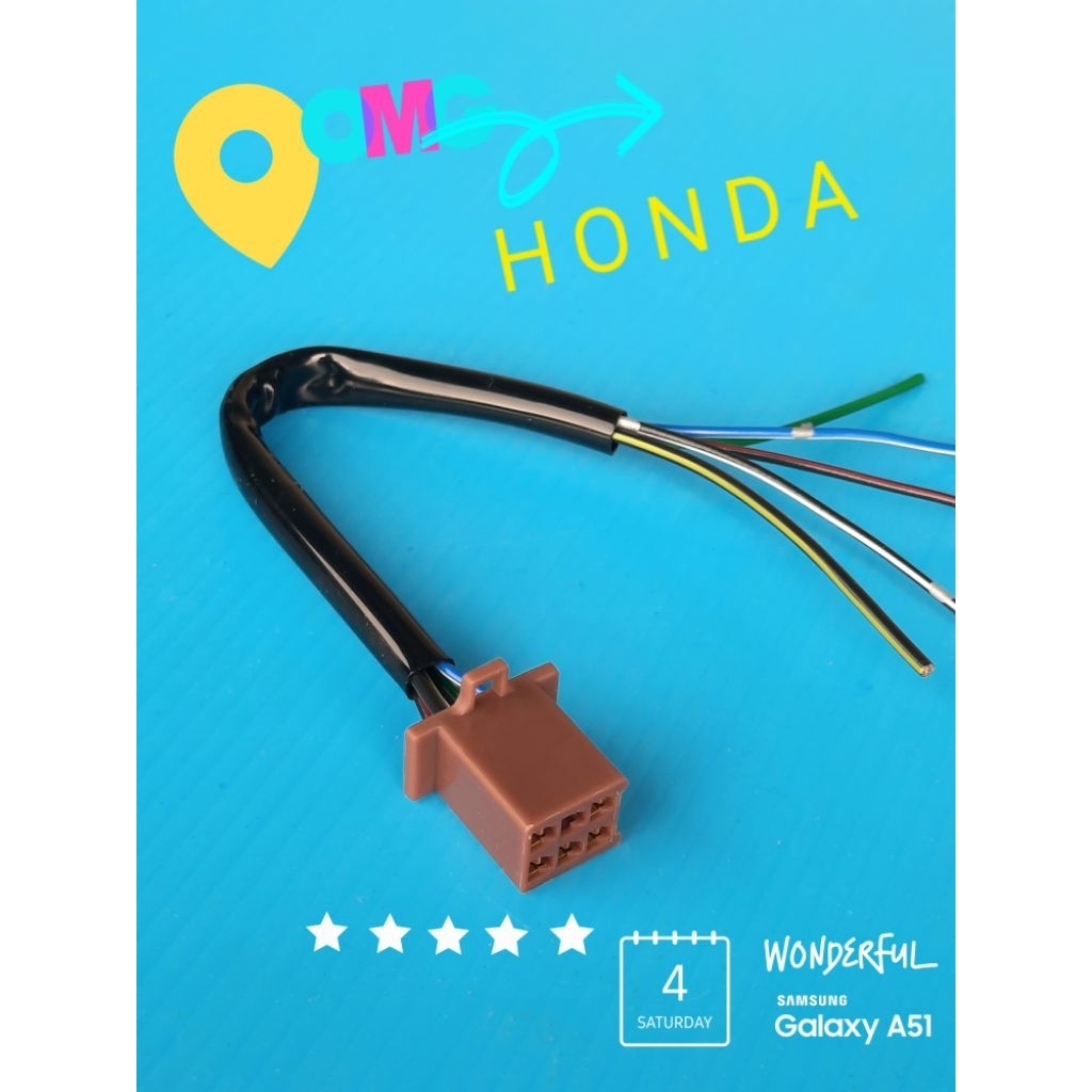 ปลั๊กกล่องไฟCDIมอไซค์HONDA Wave ดรีม100,110 ตัวแรก/สินค้าเกรด A(บรรจุ1อัน)