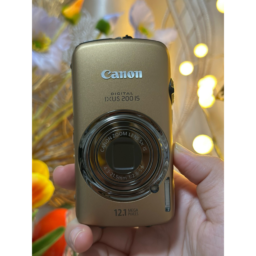 Canon IXUS200IS IXY930IS สีแชมเปญทอง เมนูภาษาไทย สภาพ 98%