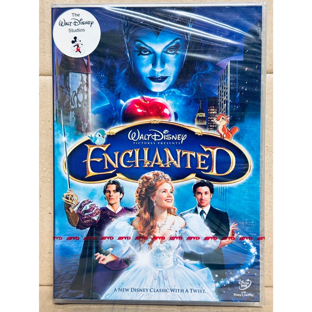 DVD : Enchanted (2007) มหัศจรรย์รักข้ามภพ " Amy Adams, Patrick Demspey " Disney Studios