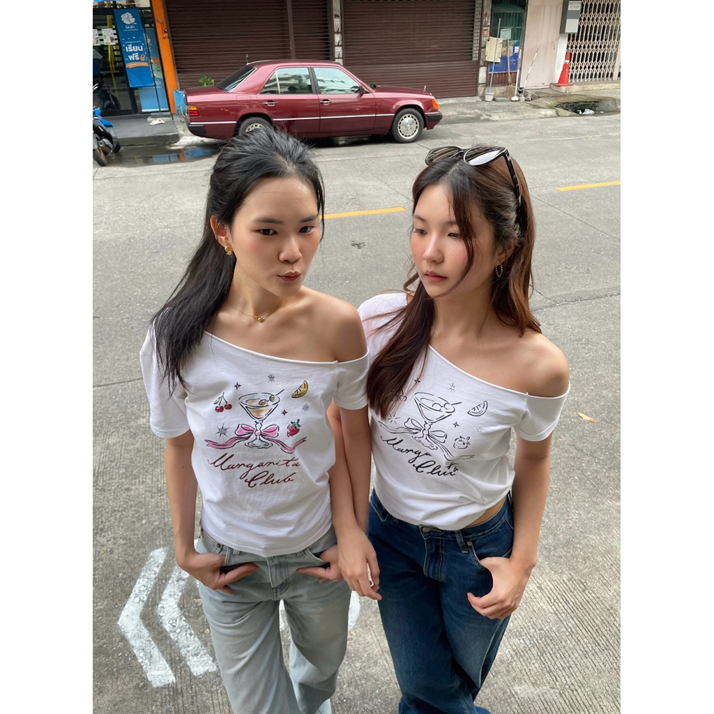 Margarita - Signature Margarita Off-shoulder top