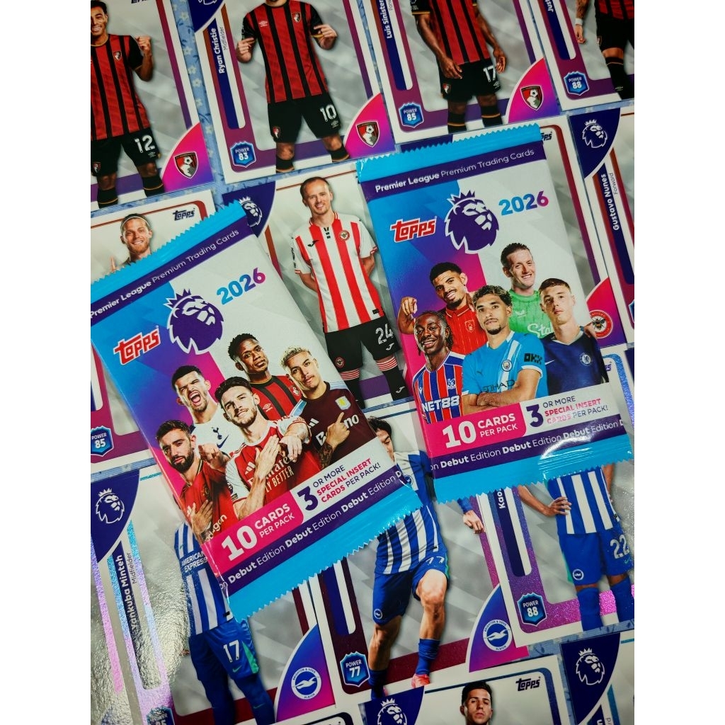 การ์ด​ฟุตบอล​ 2025-26 Topps Premier League ​ No.1-100