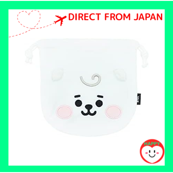 Solomon Shoji BT21 Face Pouch (RJ) BT21-FSP-RJ, Multicolor bts bantan【Direct from japan】
