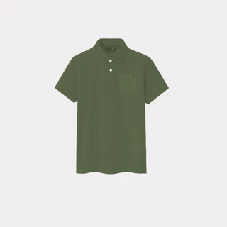 haas เสื้อโปโล Unisex ผู้ชาย ผู้หญิง มีกระเป๋า Signature Polo ปัก "H" SBSQ2177