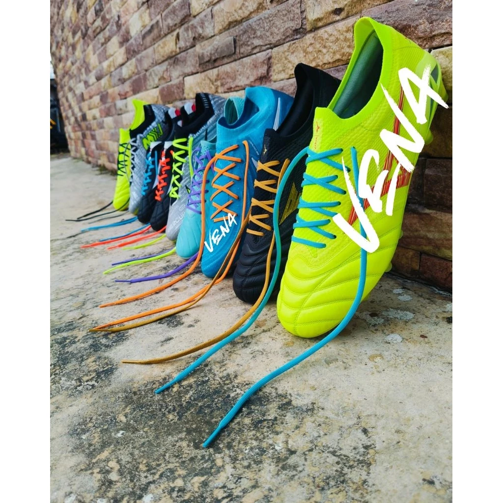 เชือกผูกรองเท้าสตั๊ดหลากสีสุดจ๊าบบ muti colored shoelaces⚽️🔥(เส้นเล็กแบน2ชั้น3mmอย่างดี)🔥