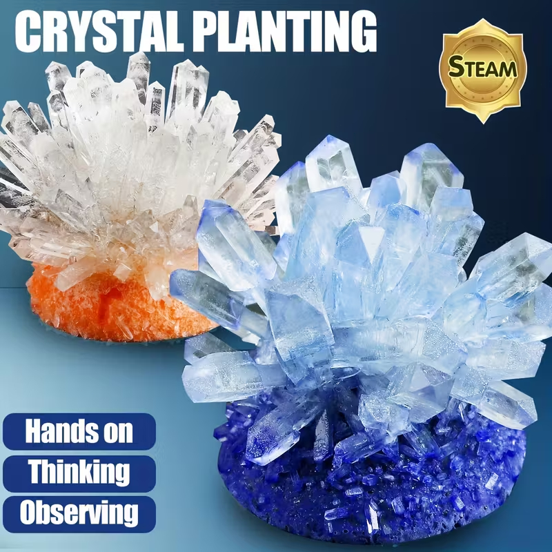 DIY คริสตัล การปลูก เด็ก ของเล่นเพื่อการศึกษา นักเรียน วิทยาศาสตร์ คริสตัล การเพาะเลี้ยง การทดลอง - รูปที่ 4