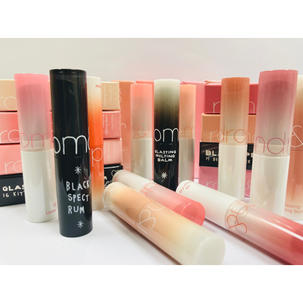 ลิปบาล์มมีสี Rom & nd GLASTING MELTING BALM ลิปบาล์มมีสีสุดฮิต