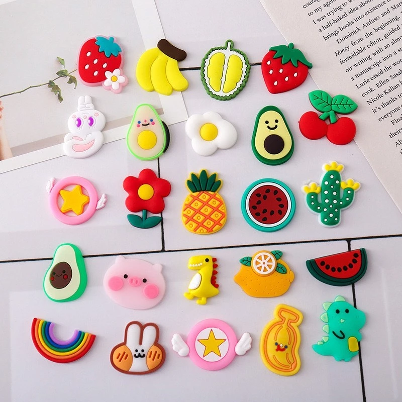 chuanchuan ยางนิ่ม PVC ลายการ์ตูน สำหรับ DIY เคสโทรศัพท์ รองเท้า thumbnail 5