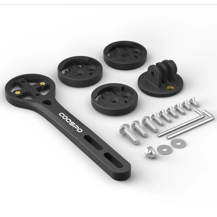 ขาไมล์จักรยาน Coospo Mount Handlebar-Compatible Garmin, iGPSPORT, Coospo, Wahoo, Bryton computers