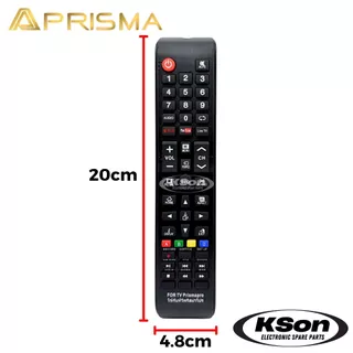 รีโมททีวี สมาร์ททีวี พริสม่าโปร อะไหล่ทีวี Prisma Pro Smart TV Remote Control