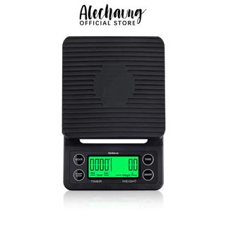 Alechaung เครื่องชั่งอาหาร เครื่องตวงส่วนผสม เครื่องชั่งในครัว Coffee scale 3kg 5kg จอLed 4หน่วยตวง