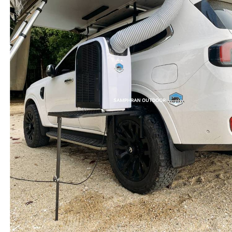 🏖️ โต๊ะพับ Iron Mesh Table สวมยางรถยนต์ ⛺ สำหรับสายแค้มป์ ออฟโรด เข้าป่า คาร์แค้มป์