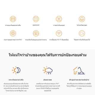 IMOU Bullet 2C 3MP WiFi ชัดทั้งกลางวัน-กลางคืน การตรวจสอบอัจฉริยะด้วย AI ตรวจจับมนุษย์