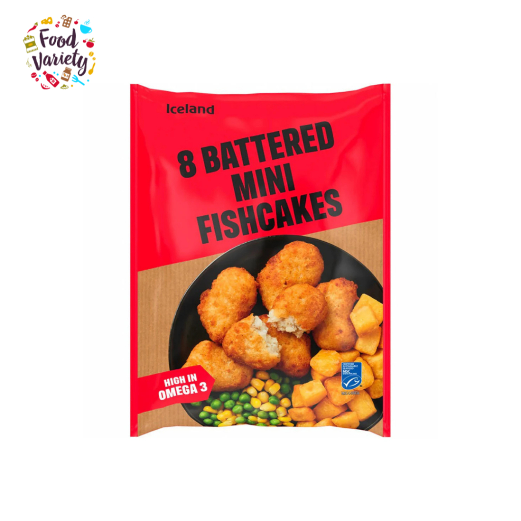 Iceland 8 Battered Mini Fishcakes 200g