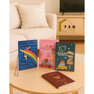 POW Store พร้อมส่ง สมุดใส่พาสปอร์ต ปกสำหรับหุ้มพาสปอร์ต เคสใ…