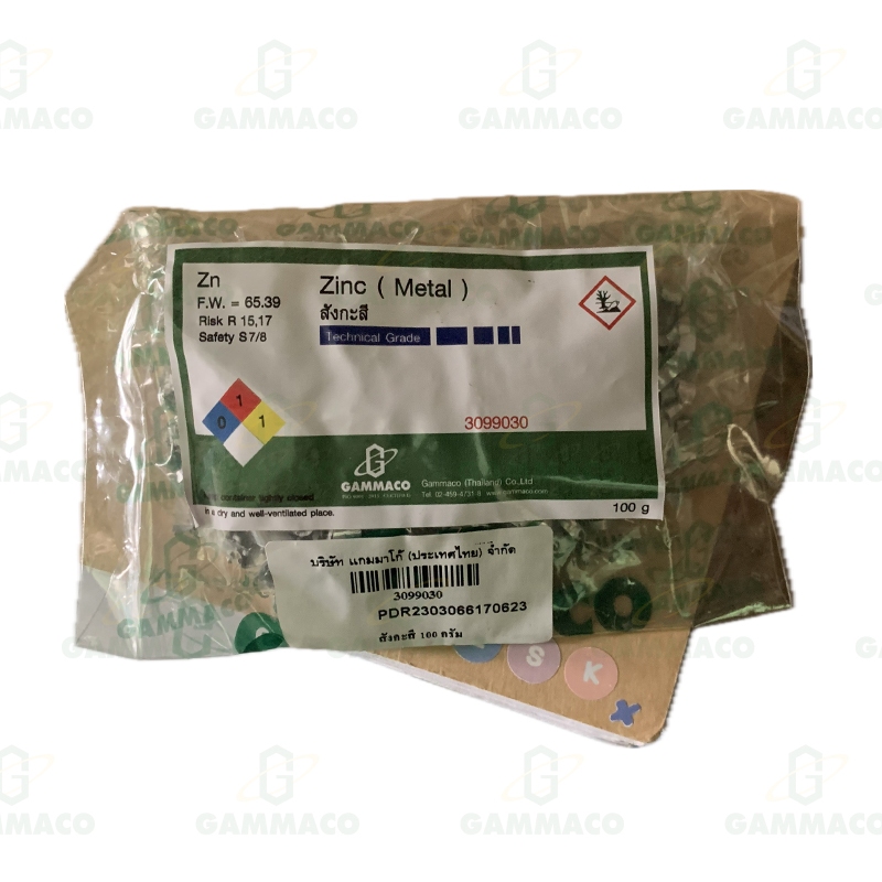 Zn สังกะสี 100 g. CODE : 3099030