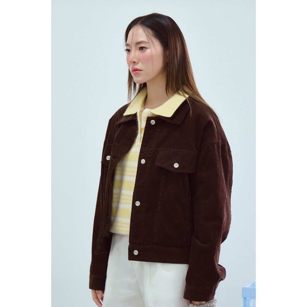 Roomry.n ⁃ Sunday Cord Jacket เสื้อแจ็คเก็ต - รูปที่ 4