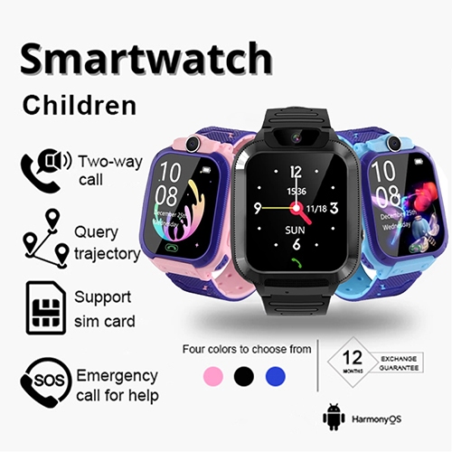 Galaxy[พร้อมส่ง] สมาร์ทวอทช์เด็ก Q12b ใหม่ 4G ใหม่ โทรออกได้ กันน้ำ IP67 เมนูไทย GPS ติดตามตำแหน่ง SOS ป้องกันเด็กหลงได้