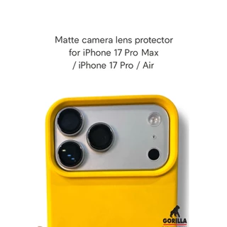ฟิล์มกันรอยฐานกล้อง ผิวด้าน สำหรับ iPhone 17 Pro Max / 17 Pro / Air (1 ชุด มี 2 ชิ้น)