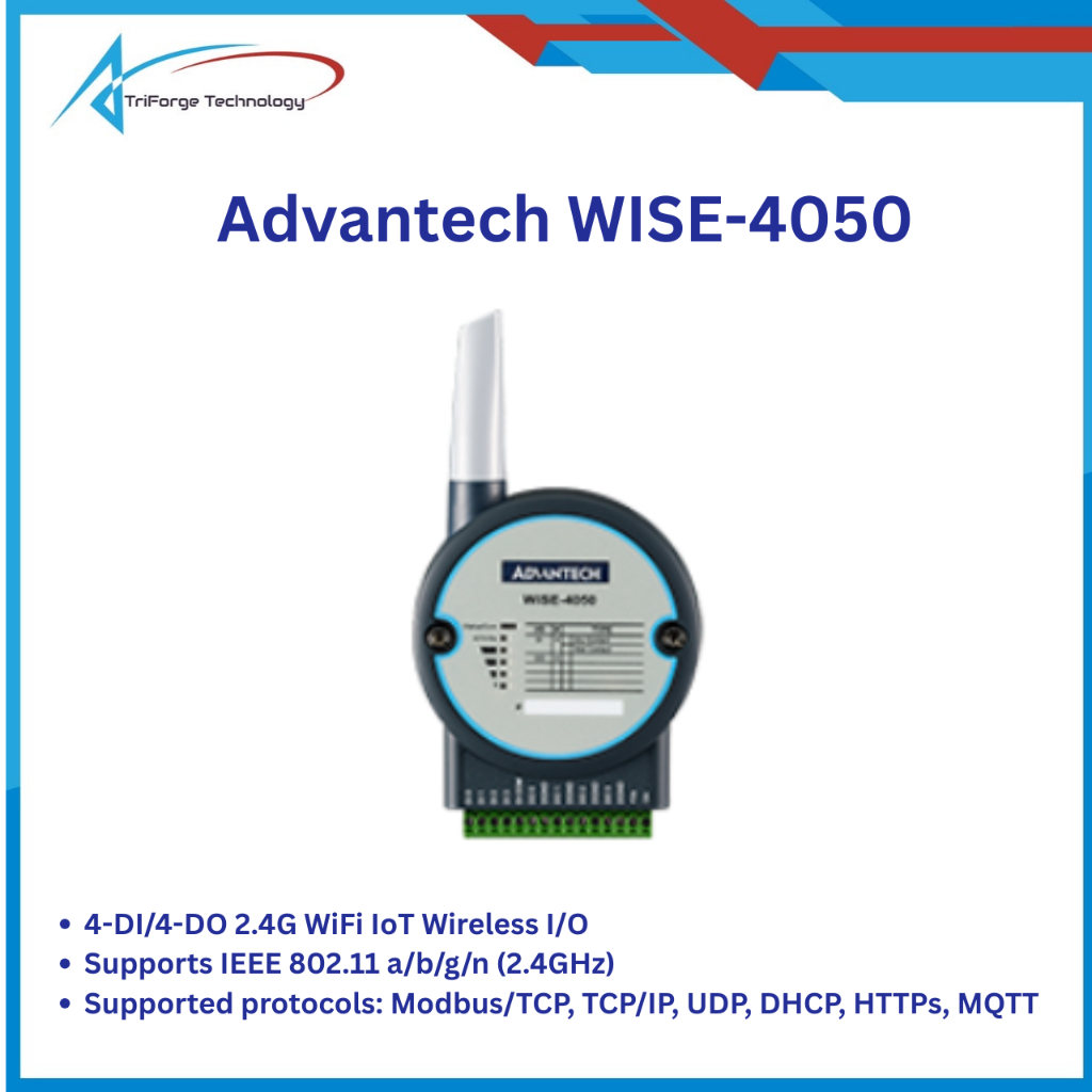 Advantech WISE-4050 4-DI/4-DO 2.4G WiFi IoT Wireless I/O