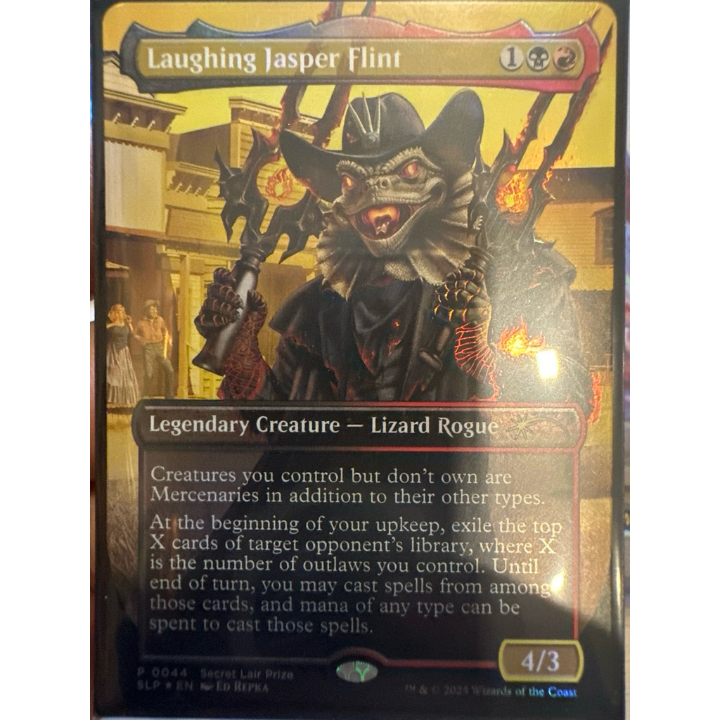 Laughing Jasper Flint (0044 - Foil - Secret Lair Prize) การ์ด Magic The Gathering MTG ของแท้