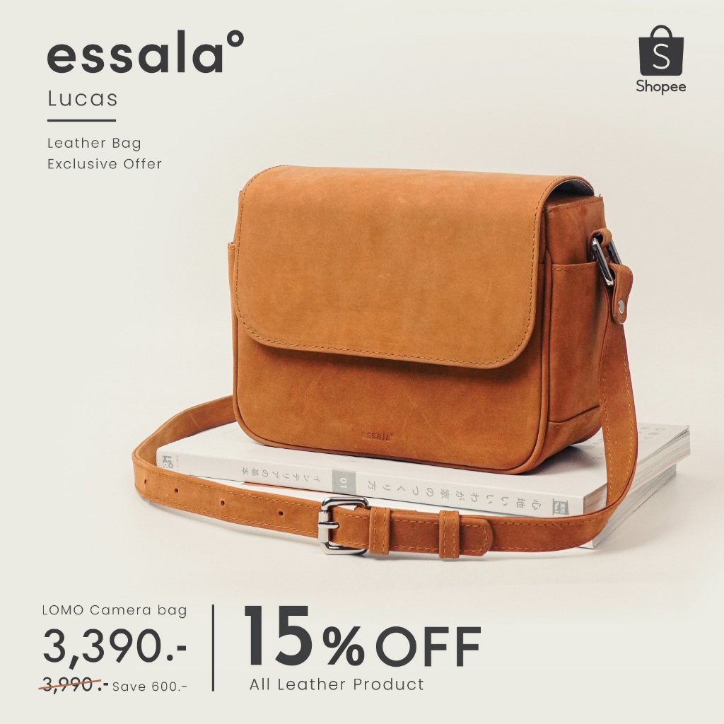 Essala Camera Bag - LOMO กระเป๋ากล้องหนังแท้