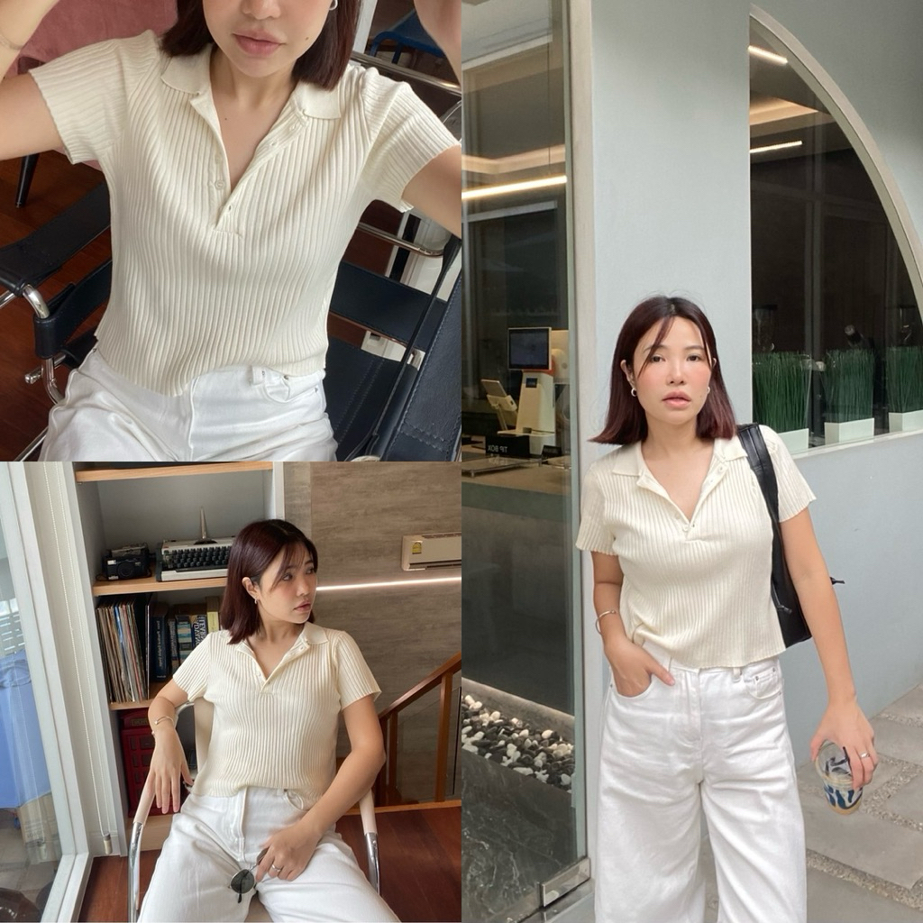 Basicbasket.bkk - Vanila polo shirt