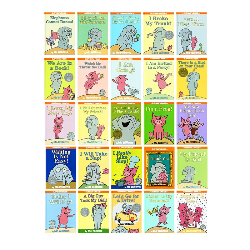 Elephant and Piggie English Children's Picture Book, Picture Storybook