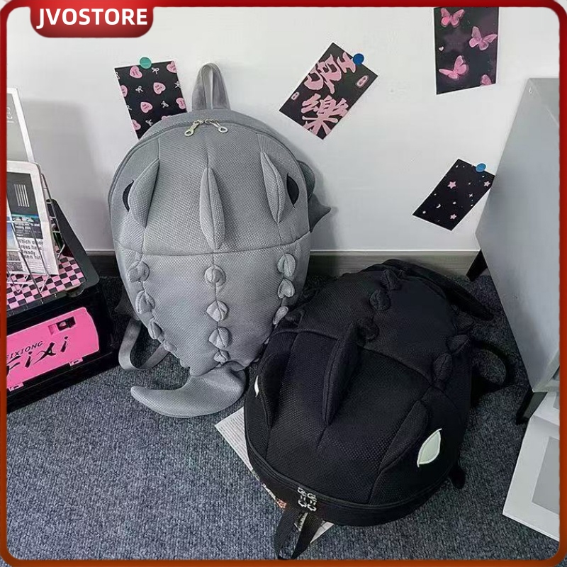 🇹🇭จัดส่งวันนี้ คุณภาพระดับพรีเมียม แฟชั่นกระเป๋าเป้สะพายหลัง ลายการ์ตูนไดโนเสาร์ สีลูกกวาด กระเป๋าเป้สร้างสรรค์ น่ารักมา