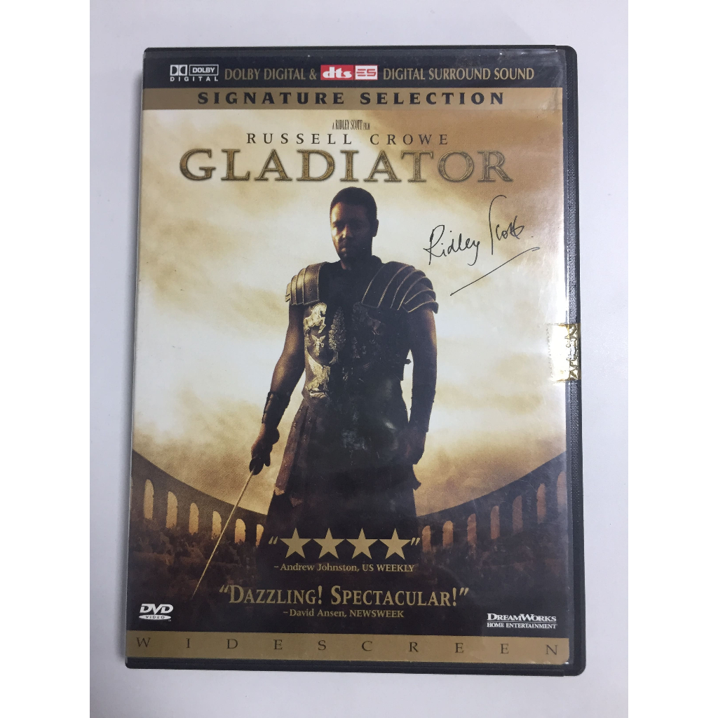 DVD สากล Gladiator  สภาพตามรูปปก A917