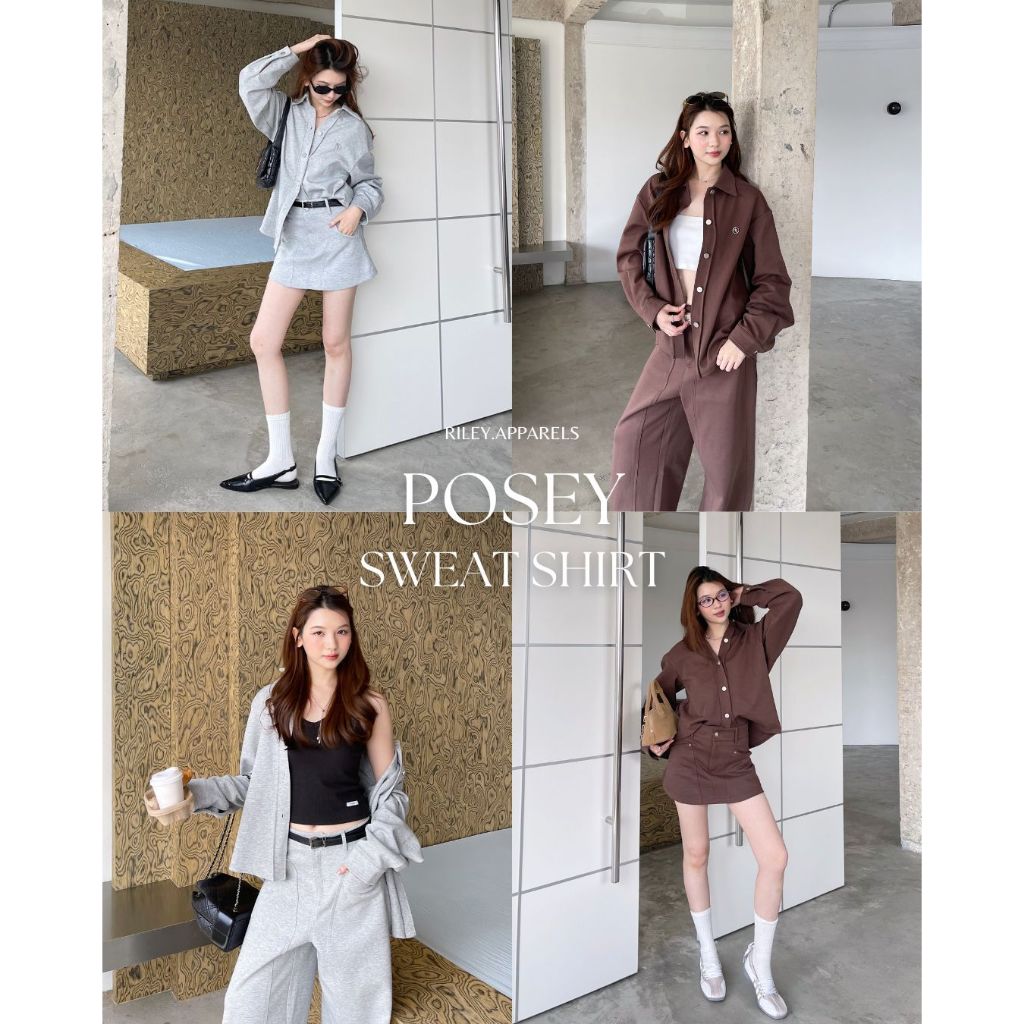 Riley.apparels - Posey sweat shirt [ได้เฉพาะเสื้อ] 9143