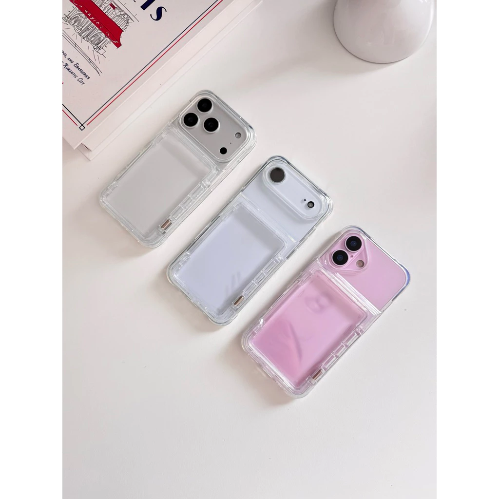 (มี17)พร้อมส่งจากไทย 🚚 S1344 เคสโทรศัพท์ เคสเปิดปิด เคสกันกระแทก เคสใส ใส่บัตรได้3-5ใบ เคส สำหรับ รุ่น 11-16Promax
