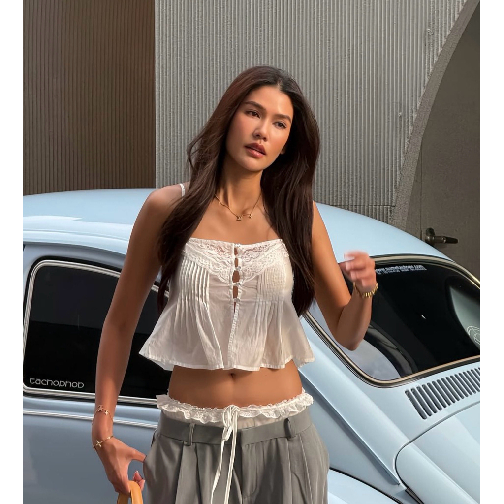 [พร้อมส่ง] เสื้อสายเดี่ยว Mitr Orchid Tank Top มือ1 ของแท้💯