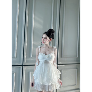 เซต2 ชิ้นสายเดี่ยวสายปรับเสริมฟองน้ำสม็อคหลังสายแต่งดอกไม้กร…