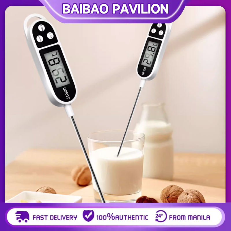 【ส่งจากไทย】Food Thermometer ที่วัดอุณหภูมิอาหาร เครื่องวัดอุณหภูมิอาหารแบบจุ่ม แท่งวัดอุณหภูมิ