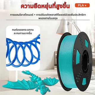 PETG Filament เส้นพลาสติกสำหรับเครื่องพิมพ์ 3 มิติ สีพื้นฐาน ขนาด 1.75mm 3D