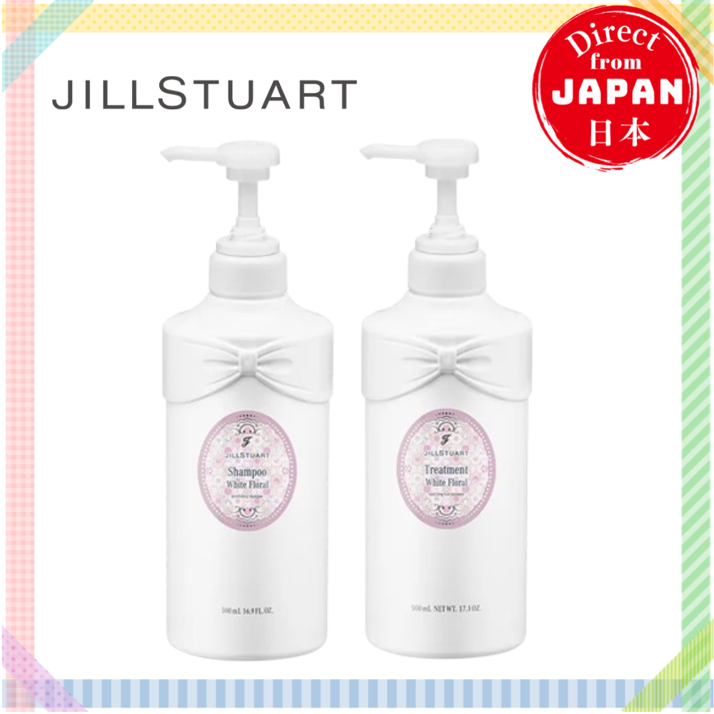 JILL STUART White Floral Shampoo / Treatment / Refill 500mL/400mL 【ตรงจากประเทศญี่ปุ่น】