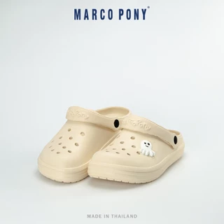 Marco Pony รองเท้าแตะผู้หญิง รองเท้า หัว โต หญิง รุ่นเบา นุ่ม สบายเท้า 3cmพื้นหนา MH9015W