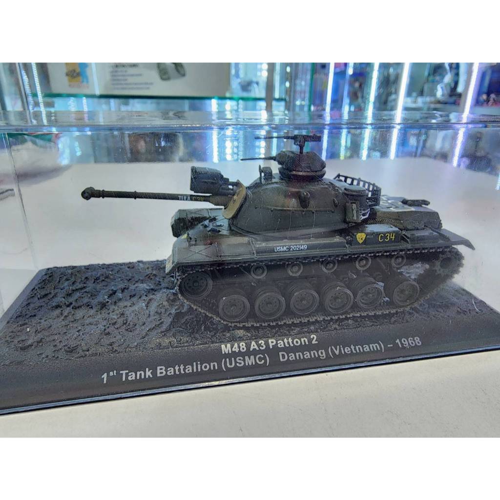 รถถัง เวียดนาม Tank Vietnam M48 A3 Patton2 Germany Tank Battalion ทหาร วัสดุโลหะผสม Navy USS Army