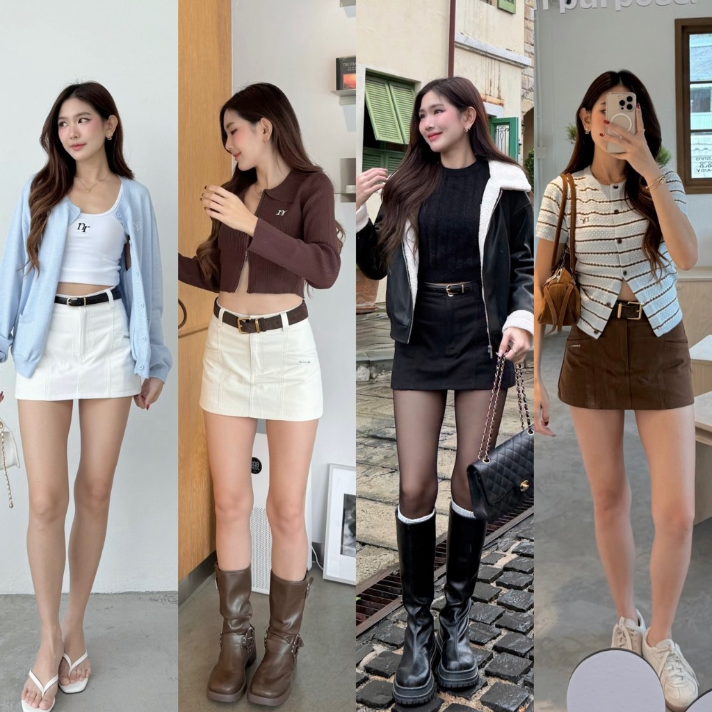 NICHARIS Becca Skirt: กระโปรงกางเกงผ้านุ่ม ใส่สบาย แมทช์ทุกลุค