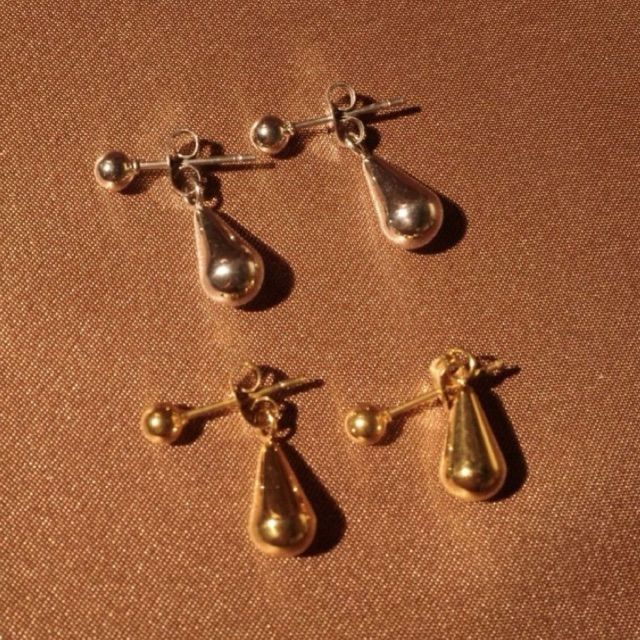 rosemary.co | snowdrop earring (RM203) | 18k pvd gold plating ต่างหูทอง ต่างหูเงิน ต่างหูของขวัญ ไม่แพ้ ไม่ลอก ไม่ดำ