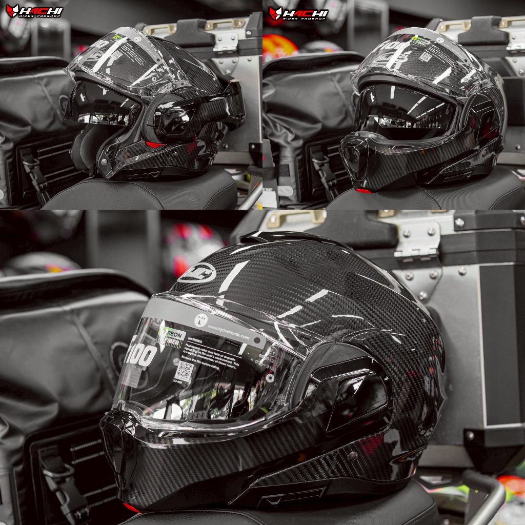 HJC F100 CARBON - Gloss Carbon