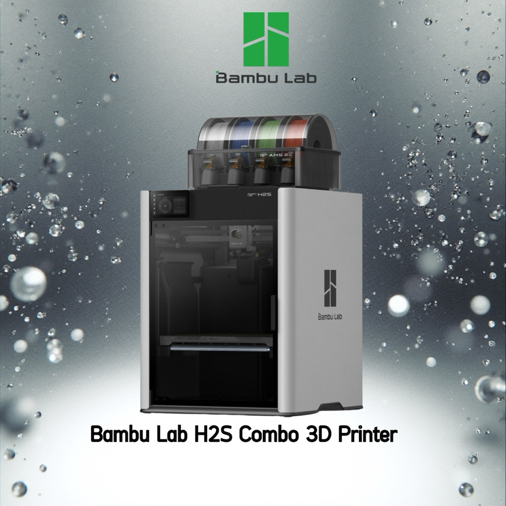เครื่องพิมพ์ 3 มิติ ยี่ห้อ Bambu Lab รุ่น H2S Combo