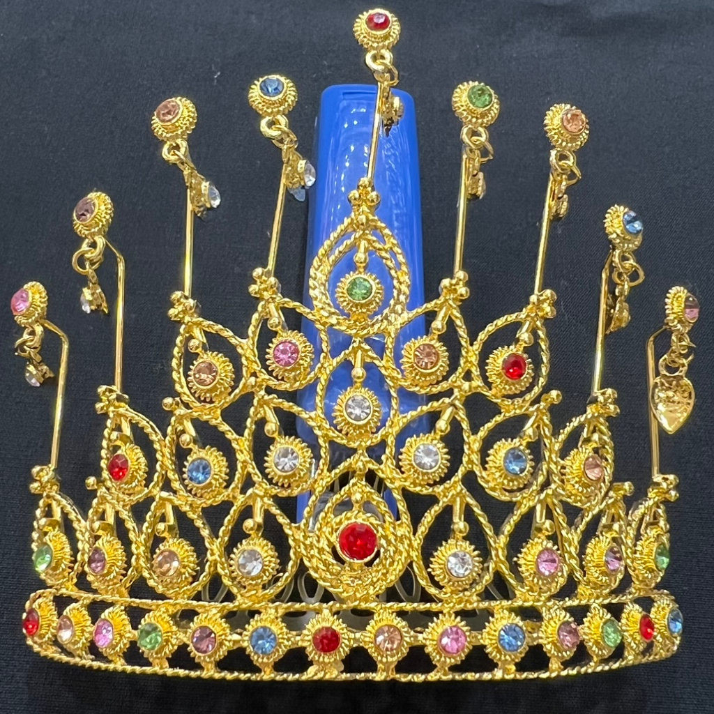 Accessories มงกุฎพลอยหลากสี เครื่องประดับชุดไทย - รูปที่ 7