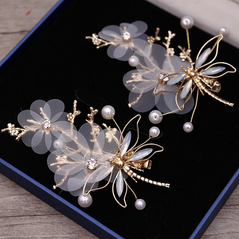 ❤ พร้อมส่งจ้า ❤ กิ๊บคู่ กิ๊บแมงปอ น่ารัก สวยหวาน (ตัวห้อยแกะออกได้) ราคา ถูกที่สุด ดีลบีเคเค แกลเลอรีภาพที่ 5