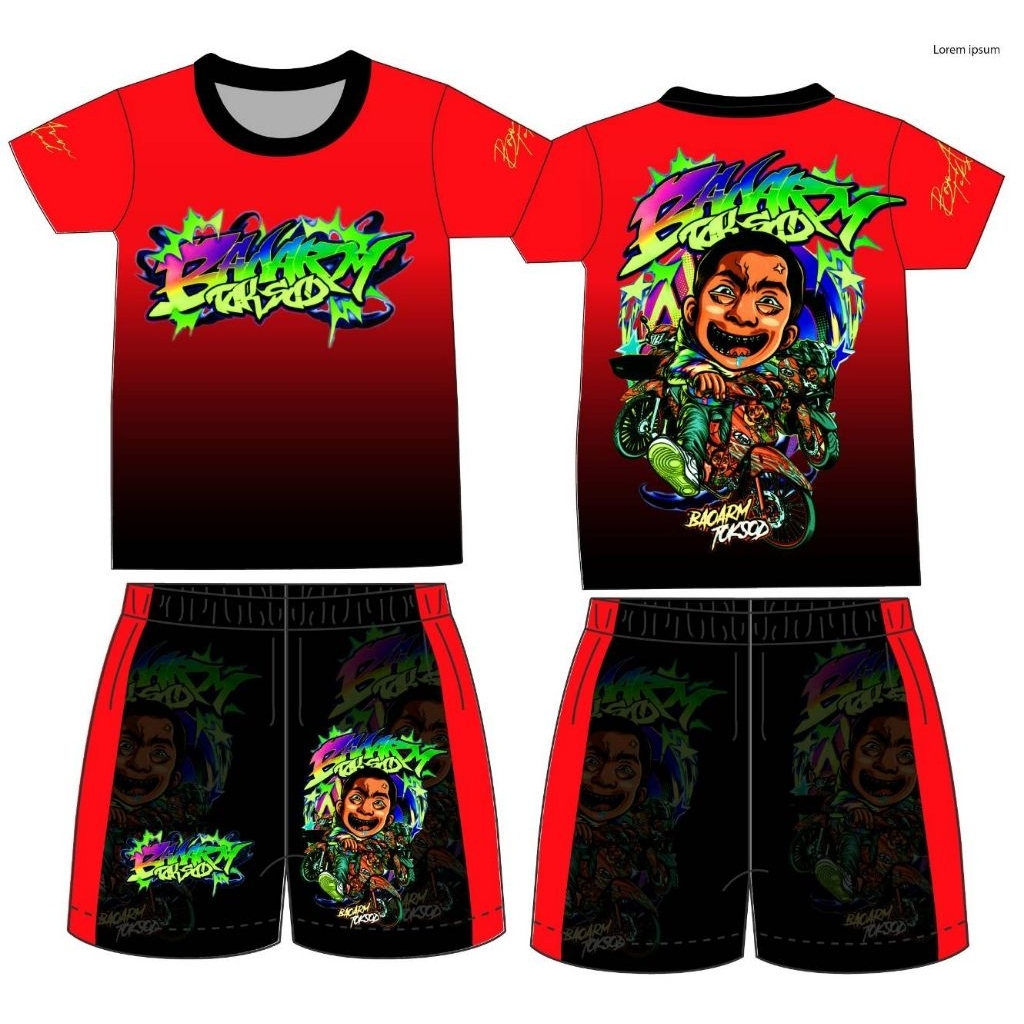 New!! ชุดเซ็ตบ่าวอามเสื้อ+กางเกง[แขนสั้น_ขาสั้น]2-12ปีใส่ได้ทั้งหญิงและชาย [ตารางไซส์ดูตรงรายละเอียด]