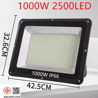 สปอตไลท์ ไฟสว่าง Spotlight LED 200W 600LED /1000W 2500LED แสงขาว/แสงเหลือง IP66