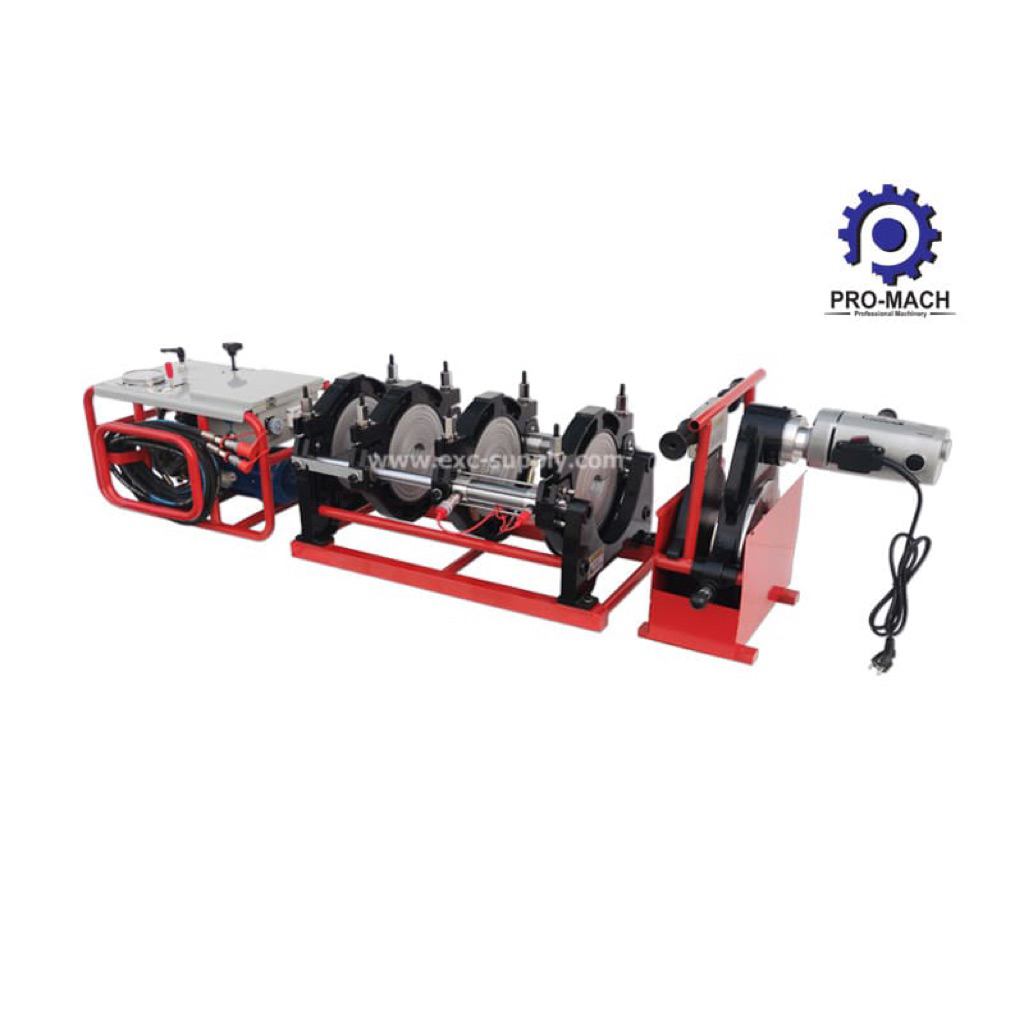 เครื่องเชื่อมท่อ HDPE เครื่องเชื่อมท่อแบบไฮดรอลิค ขนาด 250 mm. (9 นิ้ว) รุ่น EX-HY250