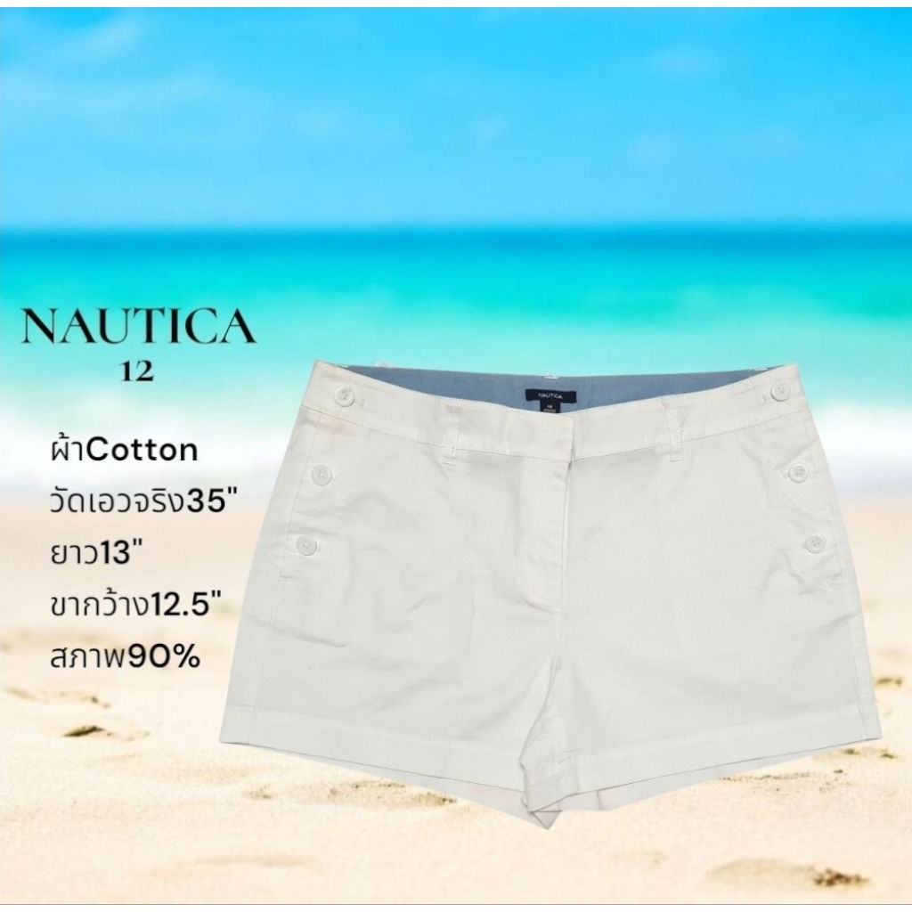 🏖〽️NAUTICAกางเกงขาสั้นมือสอง(ญ)