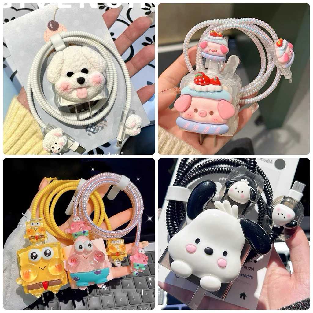 (ส่งทันที!) Supercase | 18W 20W สำหรับไอโฟนทุกรุ่น❗ได้ครบชุด❗Set Cable bite ถนอมสายชาร์จ